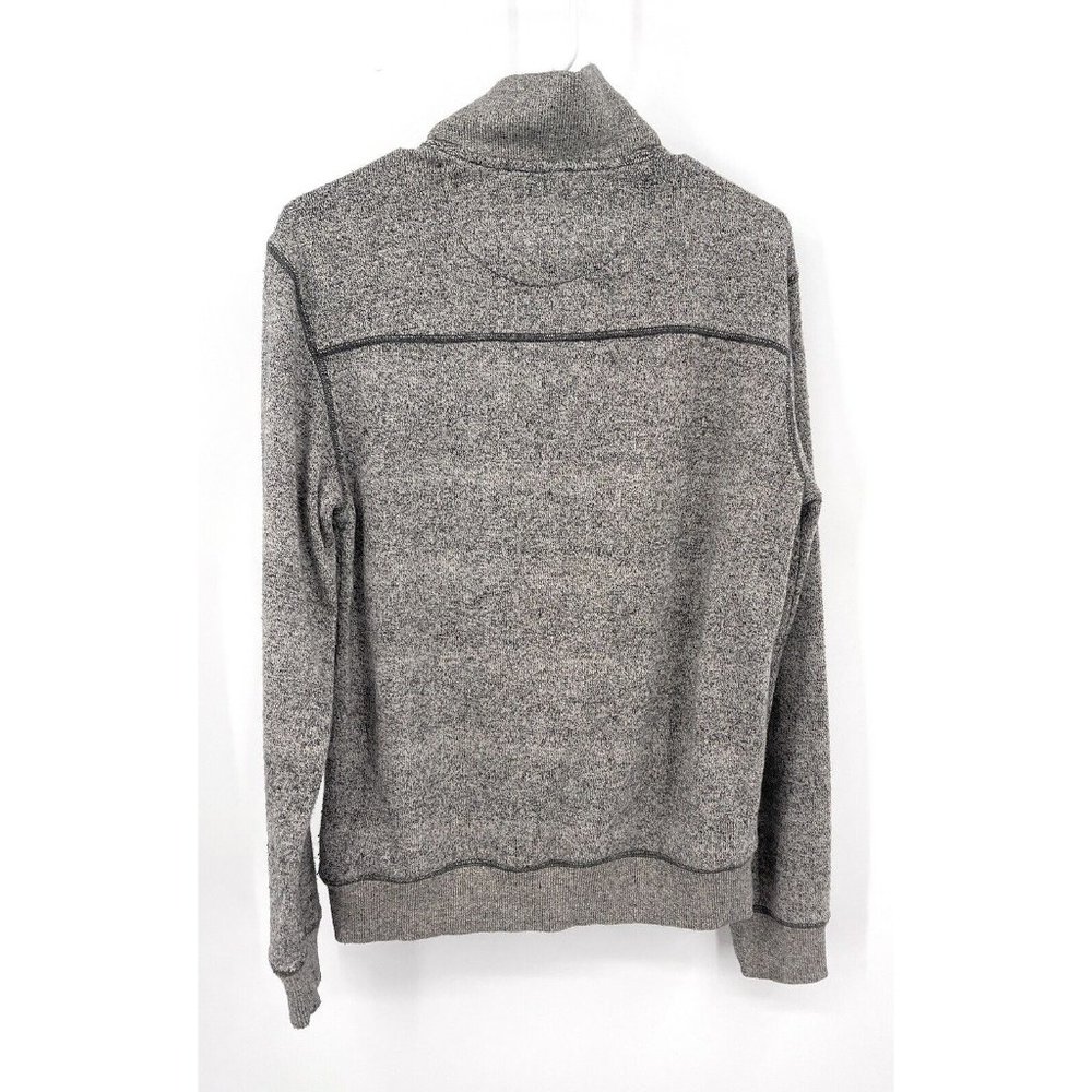 Surf Side Supply 1/4‎ Zip Men's S/P Sweater Gray Mock Neck Pullover - Picture 5 of 6